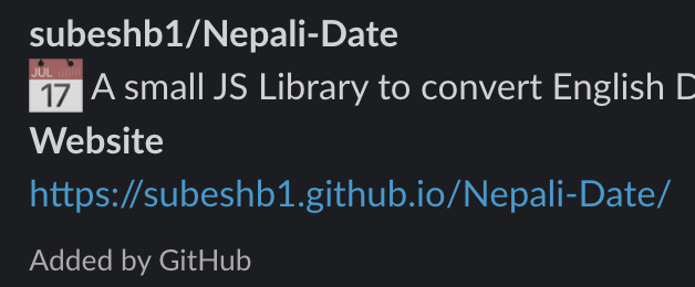 Nepali Date project screenshot